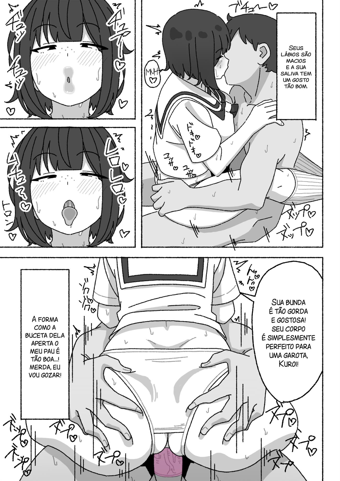 Sou o único na classe que está usando a impopular funcionária de serviço de assistência sexual, Kuroi-chan