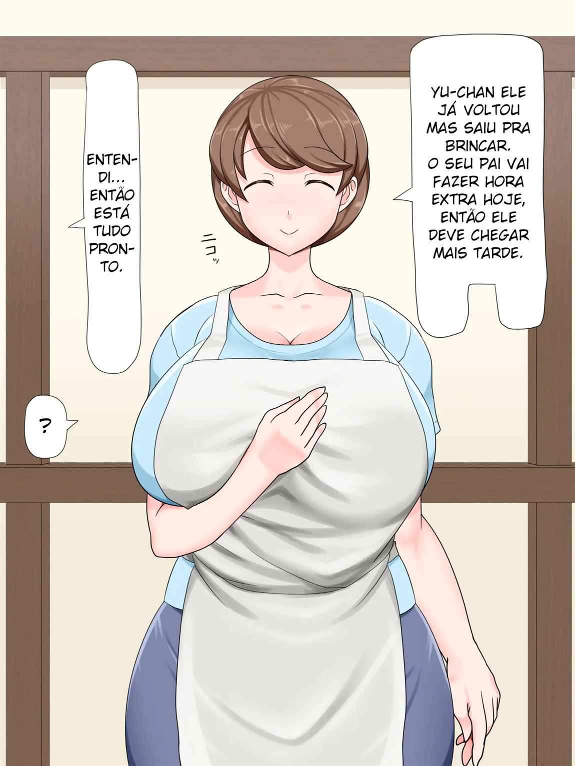 A mamãe gentil é minha! ~Disputa hipnótica pela mãe peituda~
