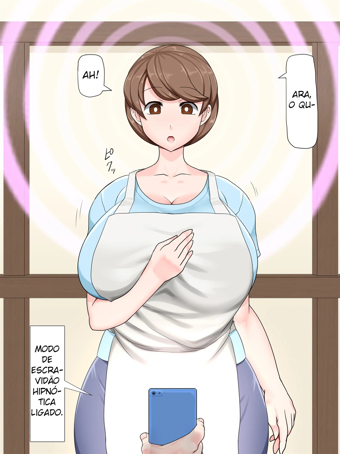 A mamãe gentil é minha! ~Disputa hipnótica pela mãe peituda~
