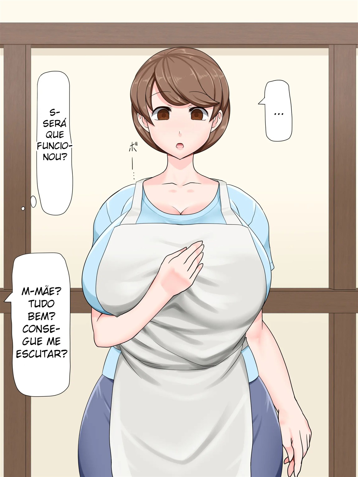 A mamãe gentil é minha! ~Disputa hipnótica pela mãe peituda~