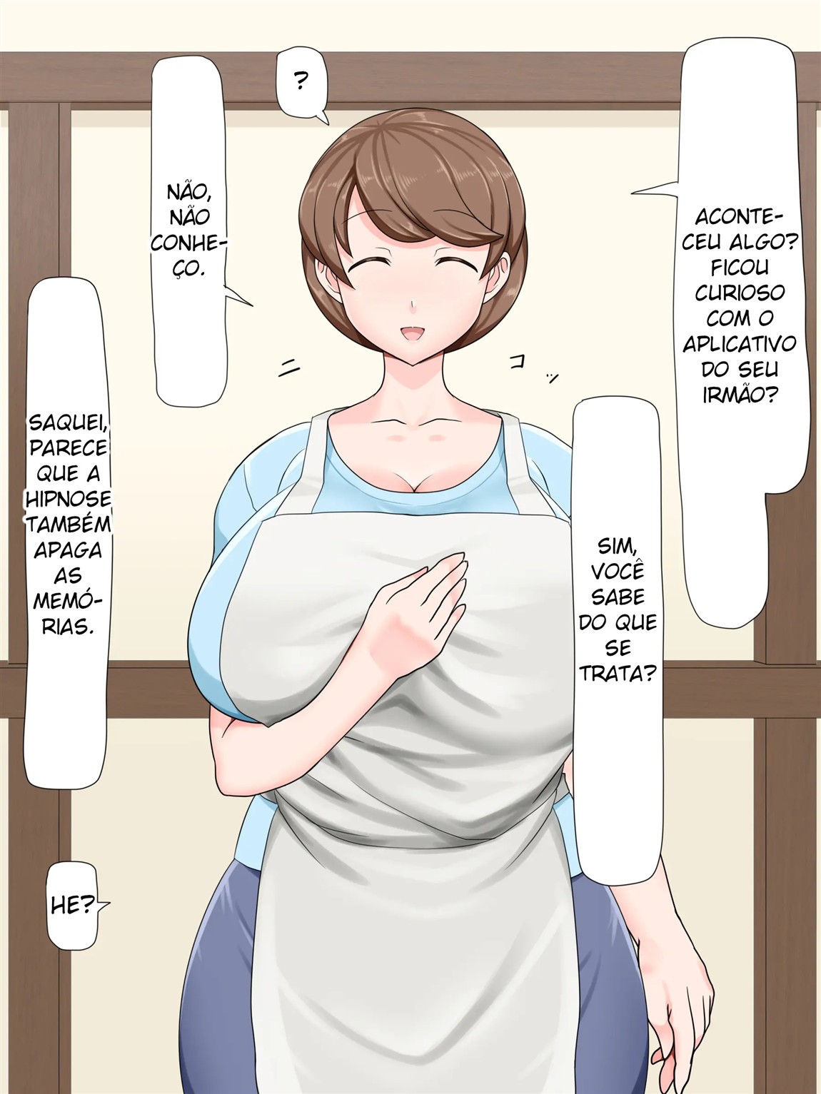 A mamãe gentil é minha! ~Disputa hipnótica pela mãe peituda~